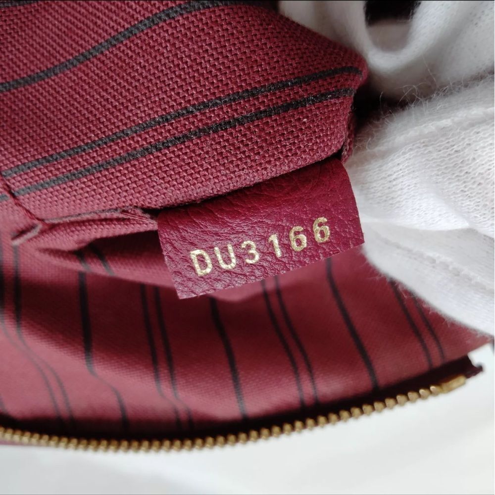 Auth Louis Vuitton LV Shoulder Bag M50638  MAZARINE PM Red Monogram Empreinte - Picture 16 of 16